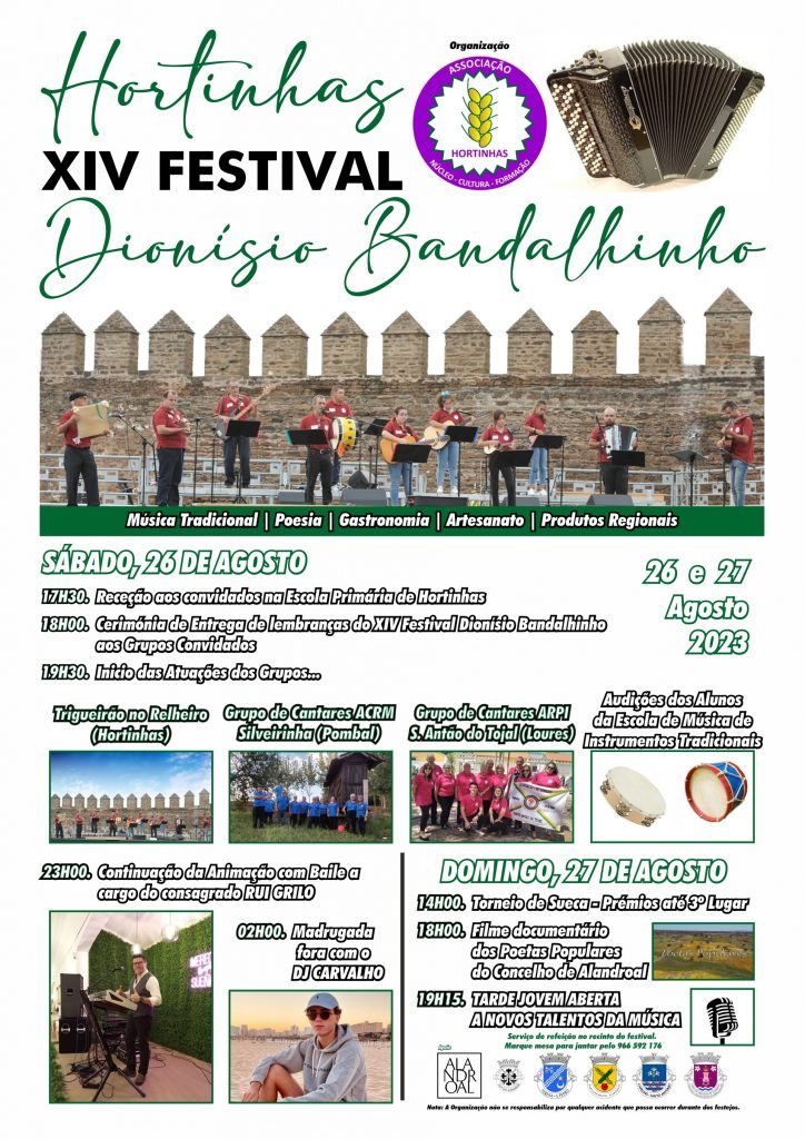 XIV Festival Dionísio Bandalhinho – Hortinhas