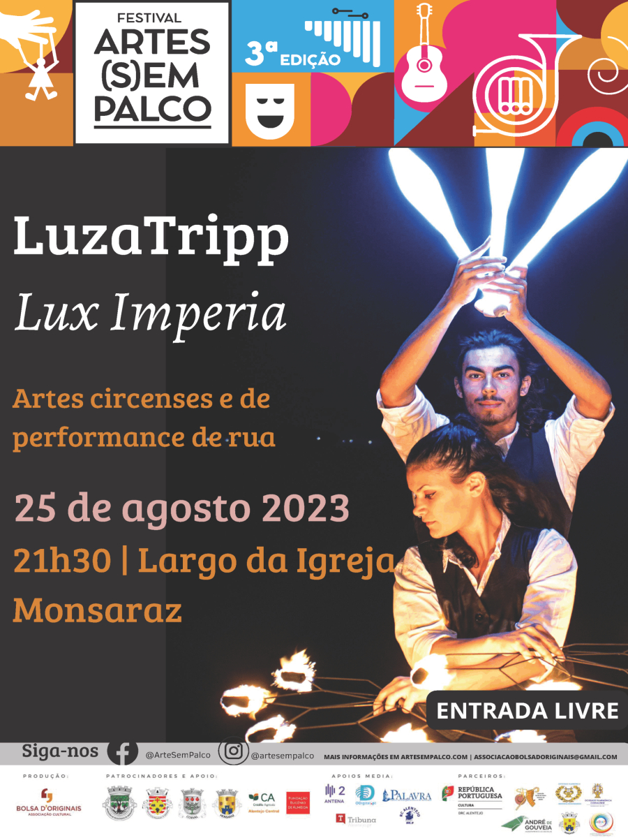 “Lux Imperia – Fogo e Luz” | Festival Arte(s)em Palco | 25 agosto