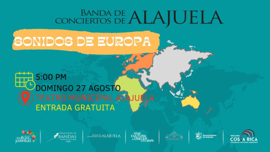 Concierto Especial 'Sonidos de Europa' | Banda de Conciertos de Alajuela