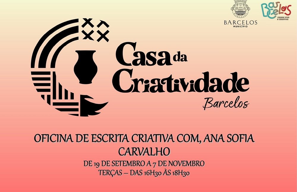 OFICINA DE ESCRITA CRIATIVA COM ANA SOFIA CARVALHO