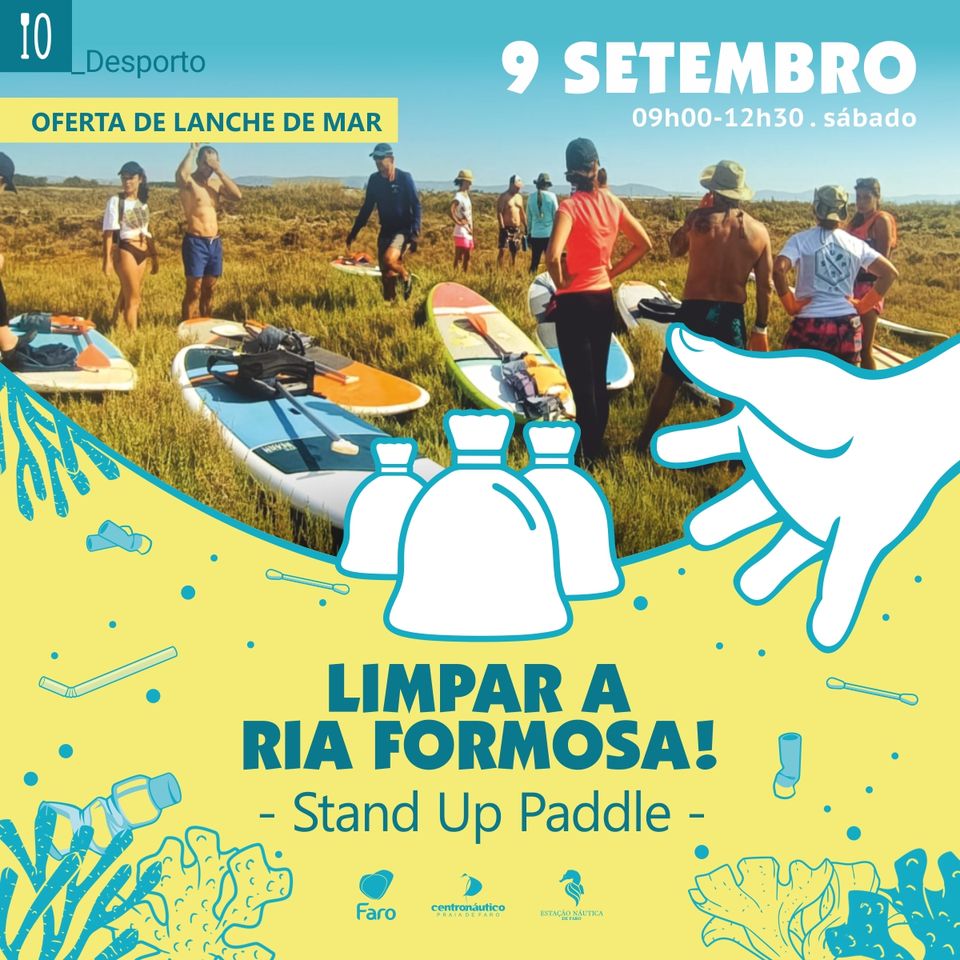 Ação Ecológica: Limpar a Ria Formosa em Stand Up Paddle (SUP)
