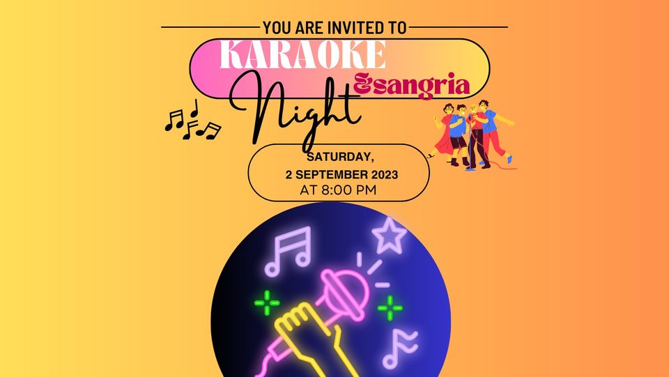 Noite de Sangria e Karaoke || Karaoke and Sangria Night