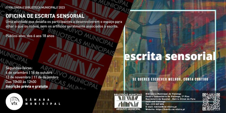 OFICINA DE ESCRITA SENSORIAL // 2023