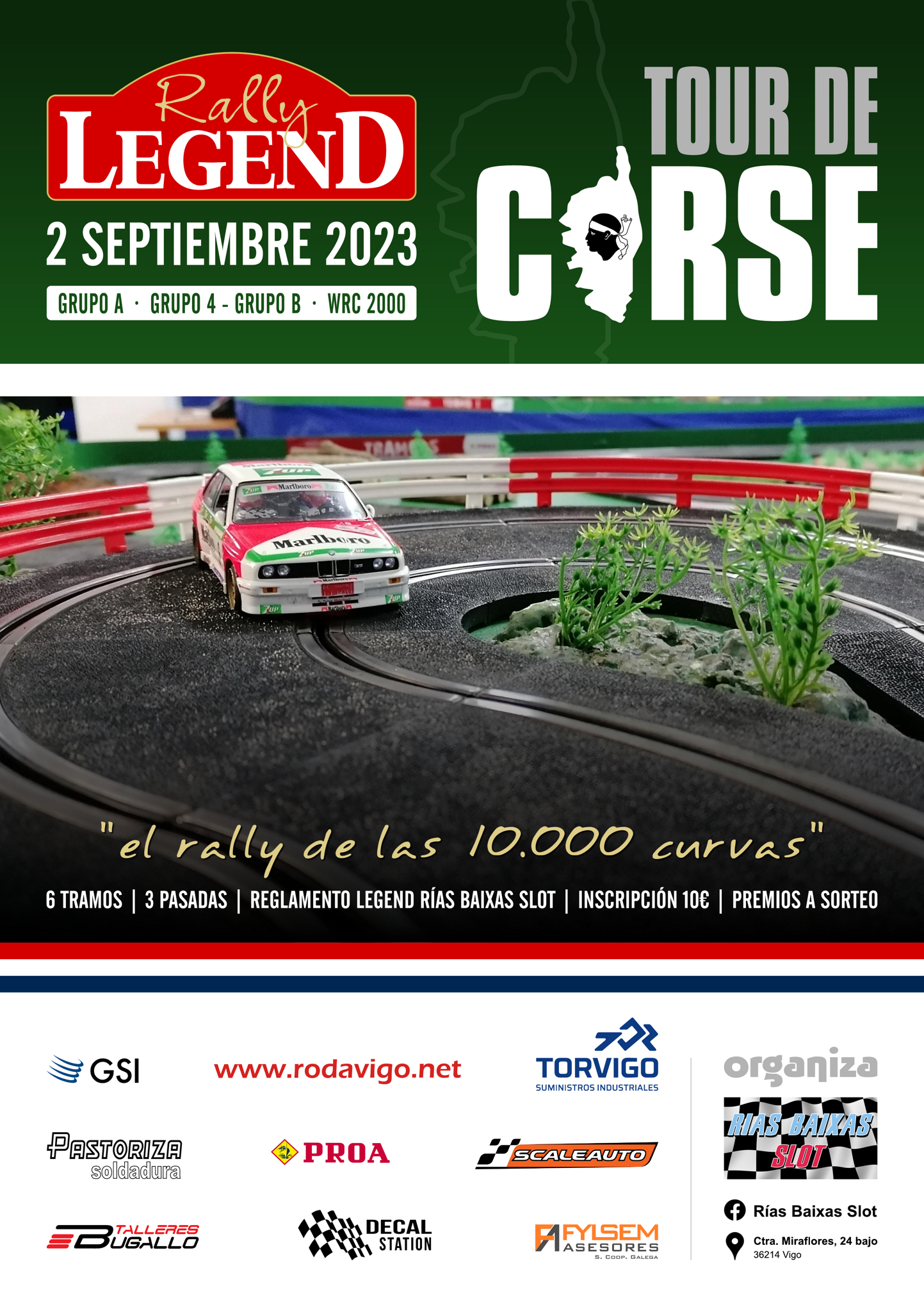 RallyLegend Tour de Corse (rally-slot 1/32)