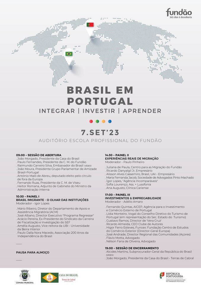 Seminário “Brasil em Portugal – Integrar, Investir e Aprender'