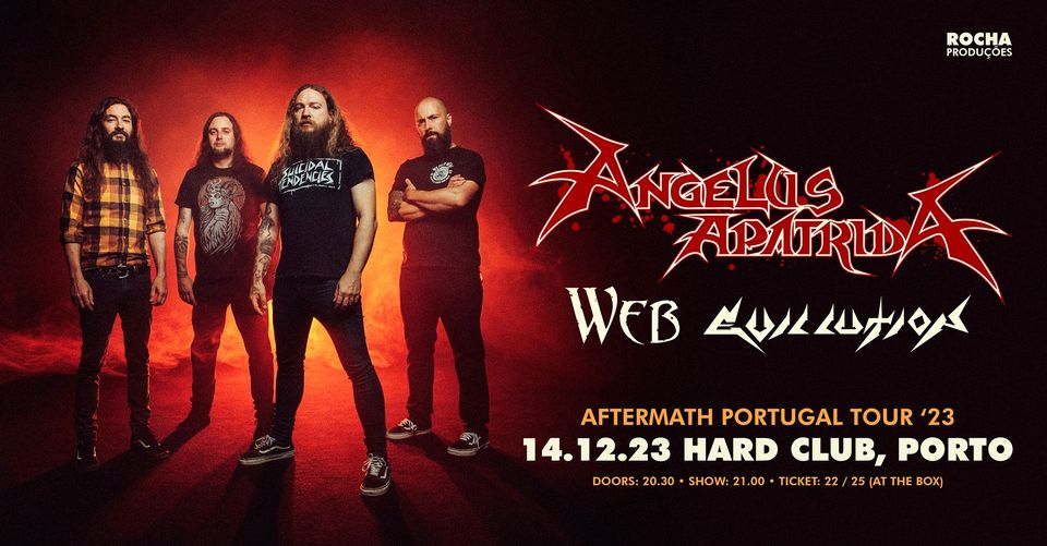 ANGELUS APATRIDA + WEB + EVILLUTION-Aftermath Tour