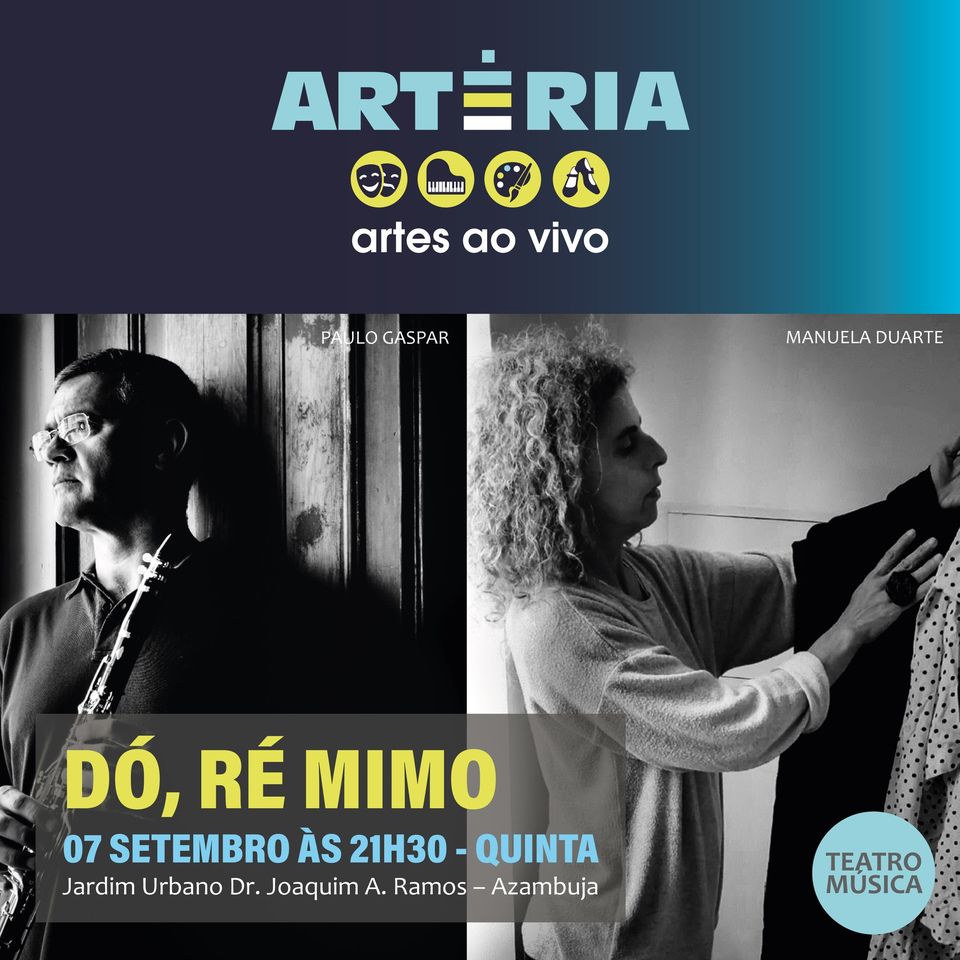 'Dó, Ré Mimo', teatro e música, no dia 07 de setembro no programa “Artéria – Artes ao Vivo” 