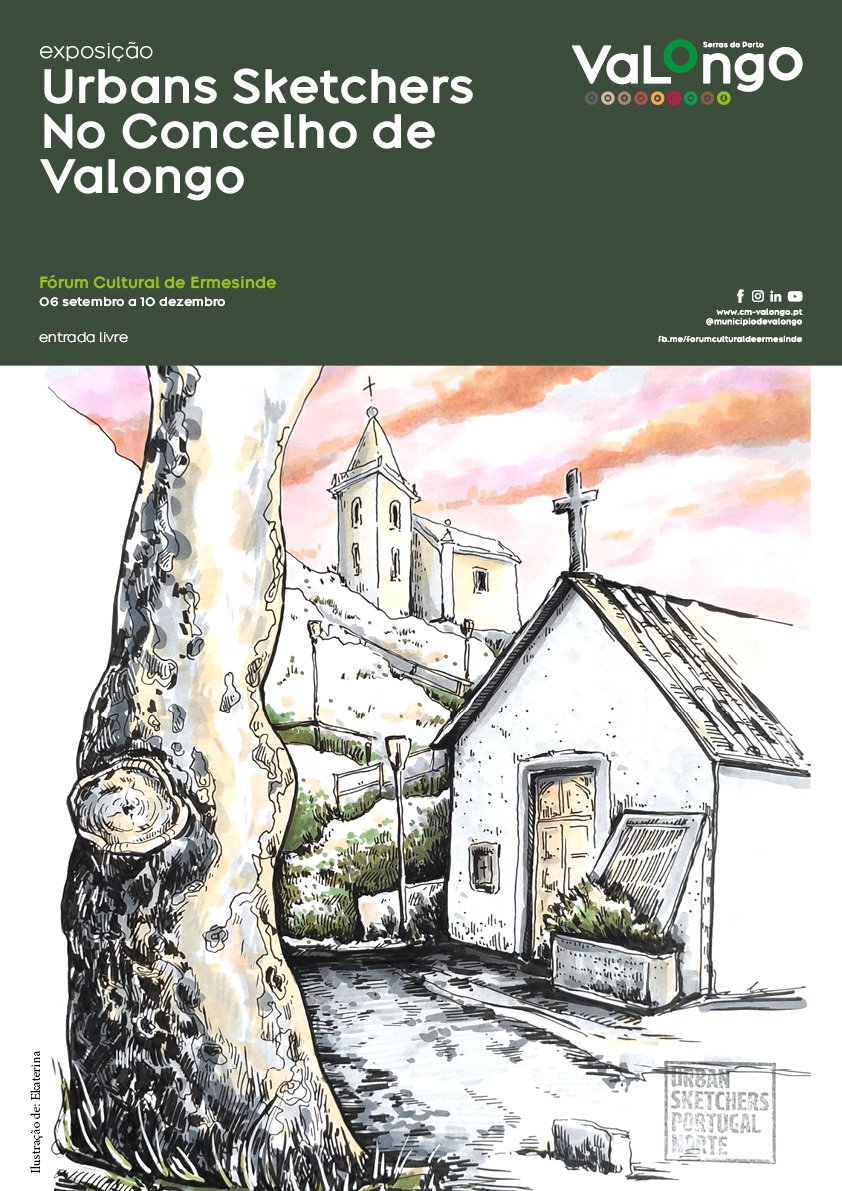 Urbans Sketchers no concelho de Valongo