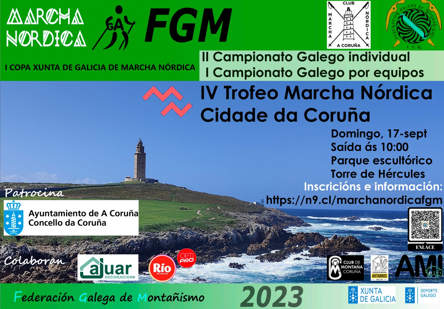 Campionato de Galicia de Marcha Nórdica. Trofeo de Marcha Nórdica Cidade da Coruña 