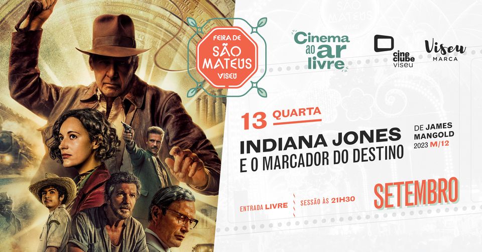 Cinema na Feira  Indiana Jones e o Marcador do Destino