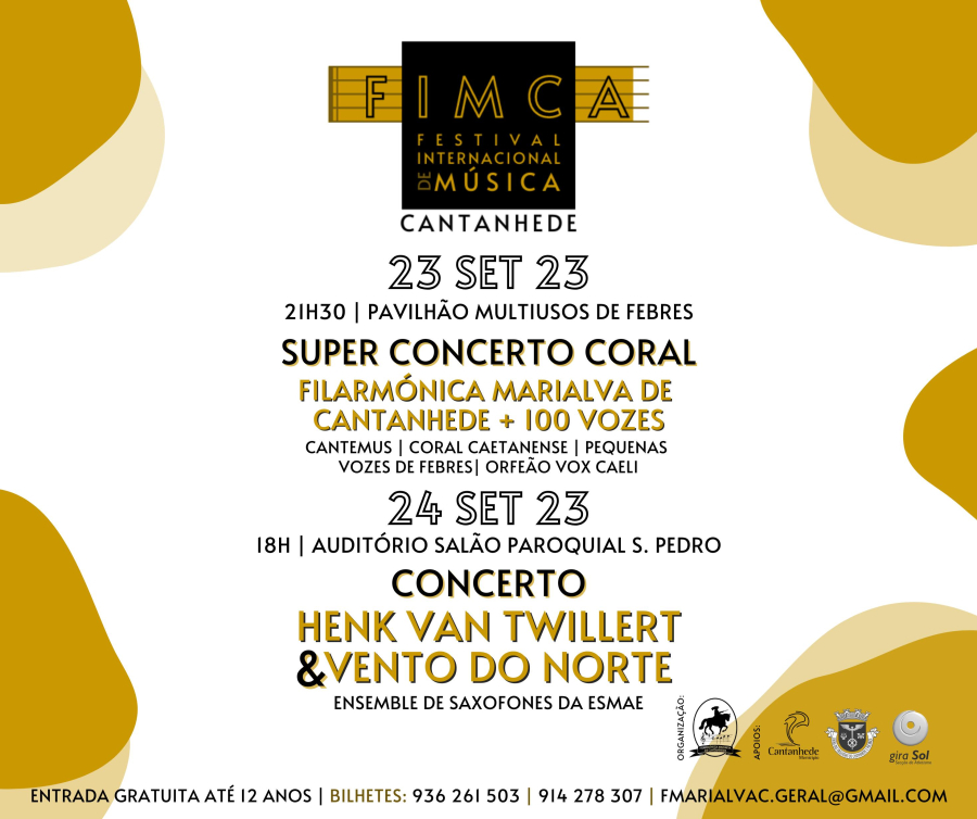 5.º FIMCA - Festival Internacional de Música de Cantanhede