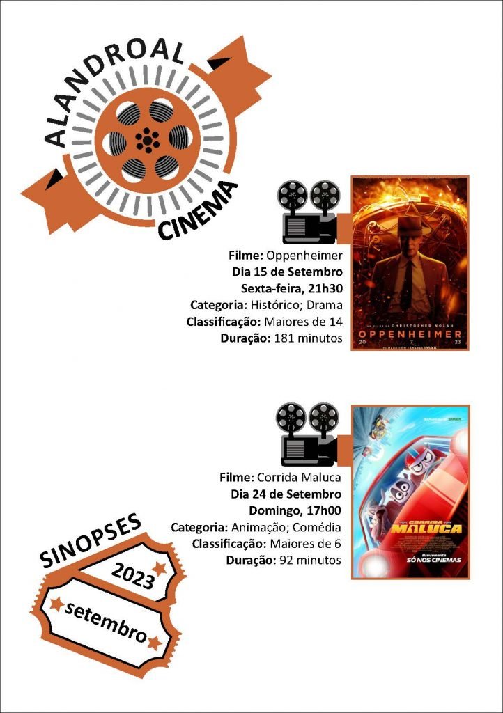 Cinema Alandroal – setembro