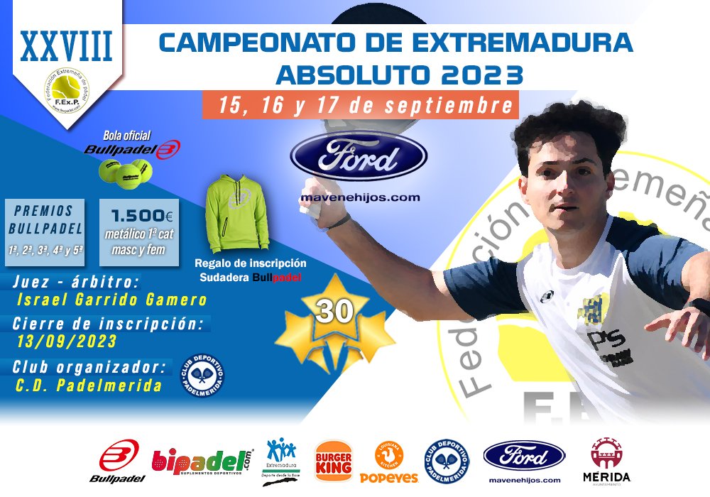 Campeonato de Extremadura Absoluto de Pádel