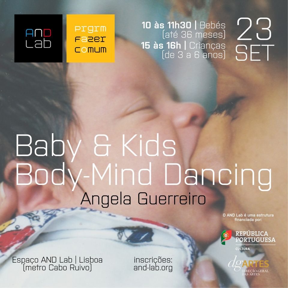 Workshop 'Baby & Kids Body-Mind Dancing', com Ângela Guerreiro