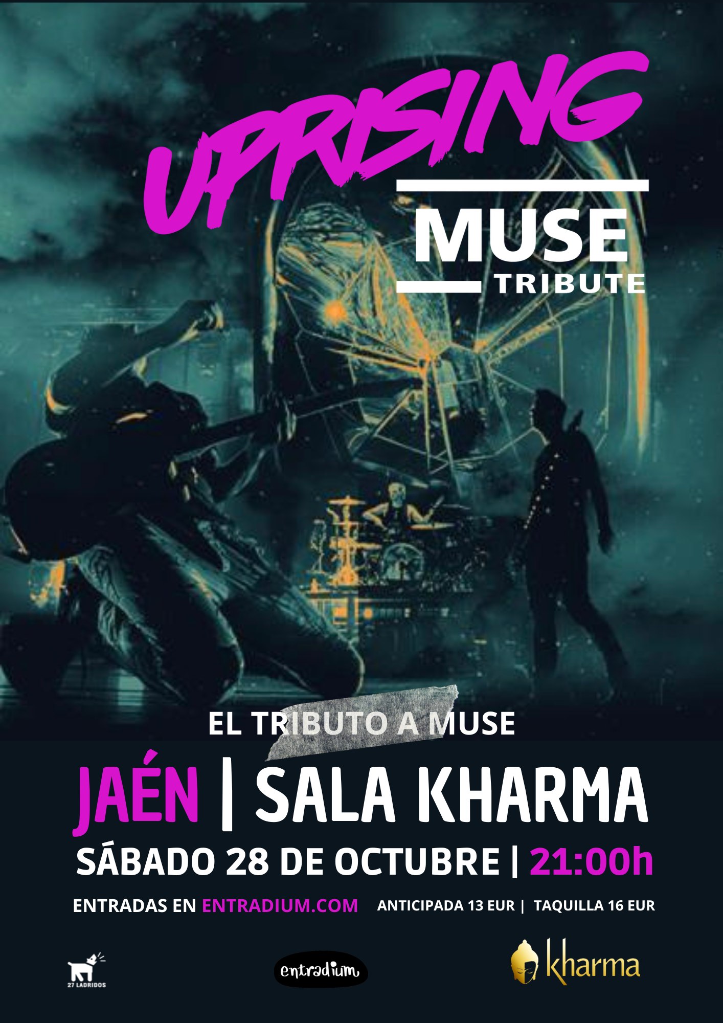 UPRISING MUSE TRIBUTE EN JAEN, SALA KHARMA