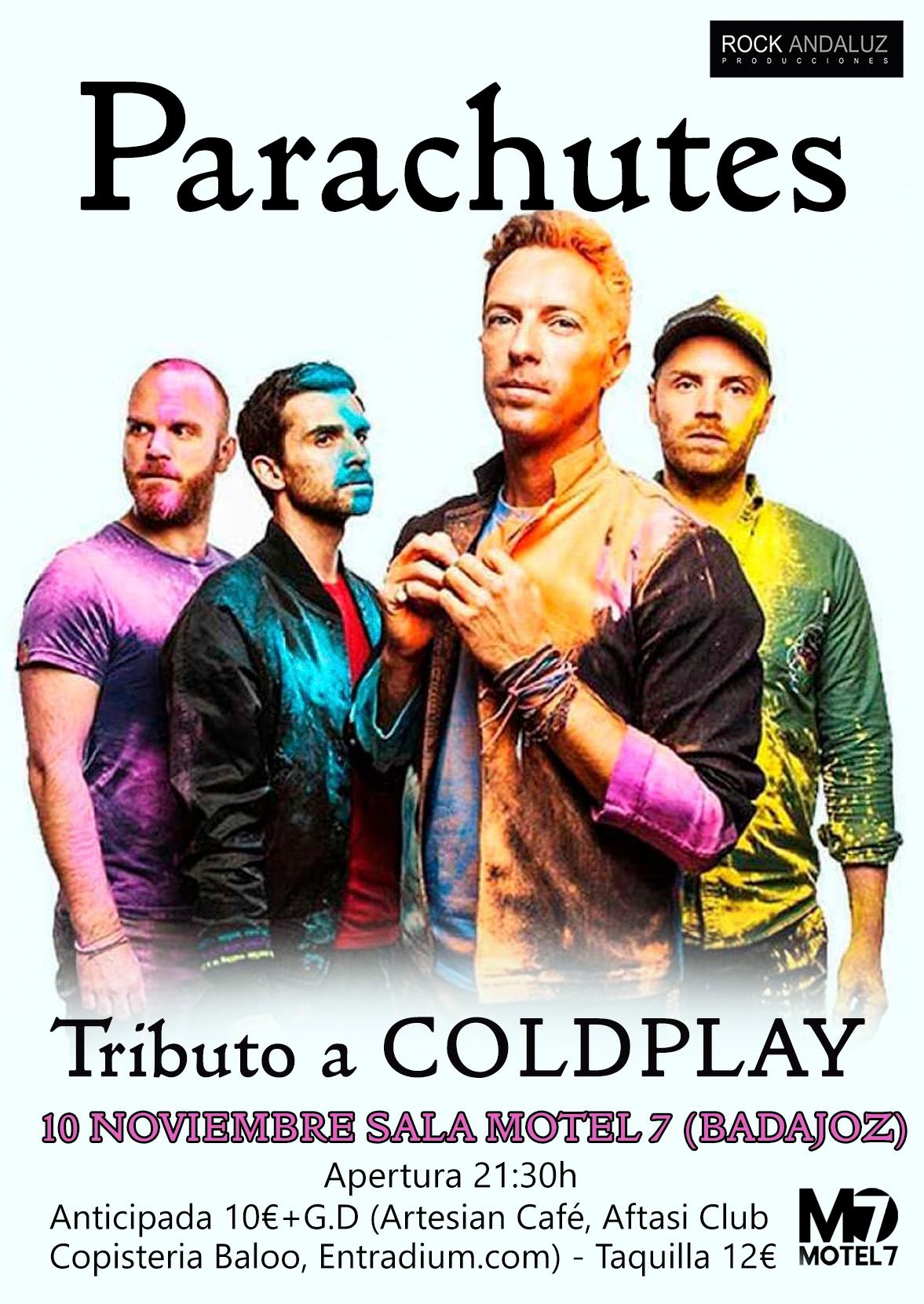 PARACHUTES (Tributo a Coldplay) en Badajoz
