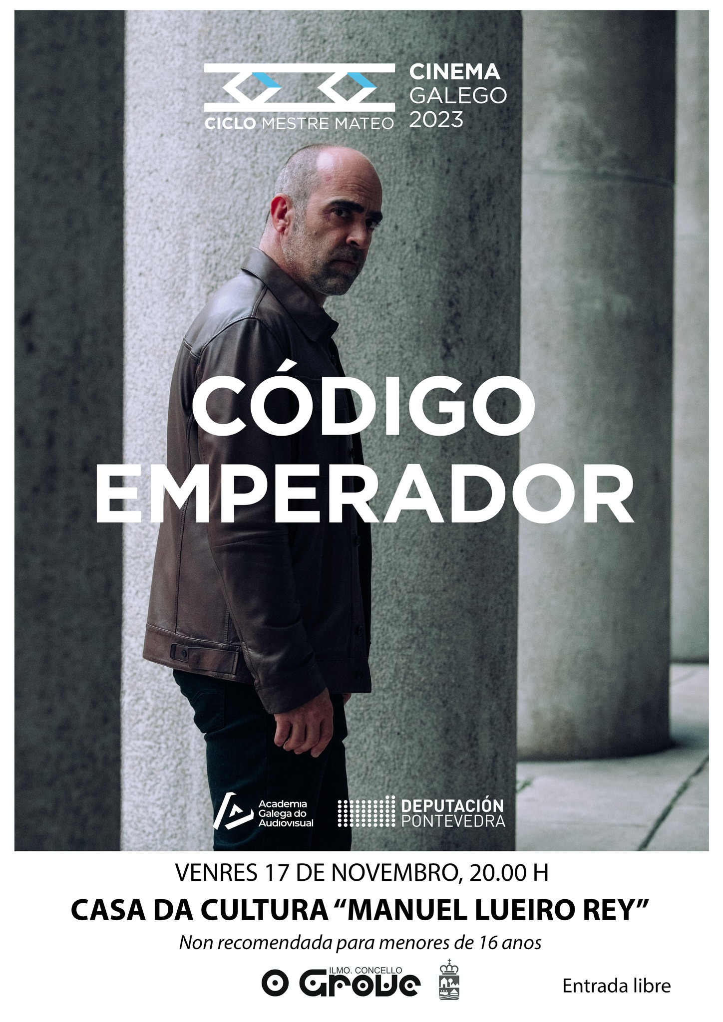 Código Emperador. Ciclo cine galego Mestre Mateo