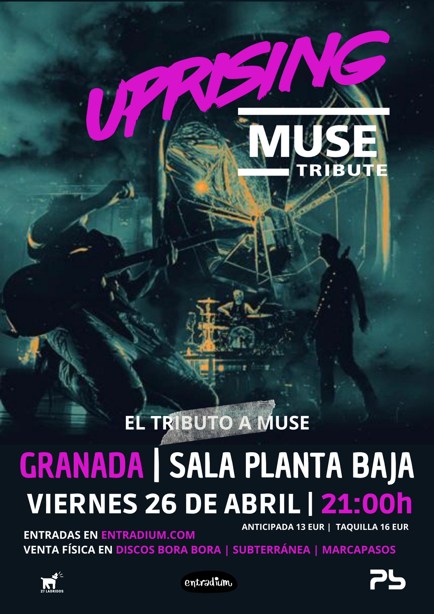 UPRISING MUSE TRIBUTE EN GRANADA, SALA PLANTA BAJA