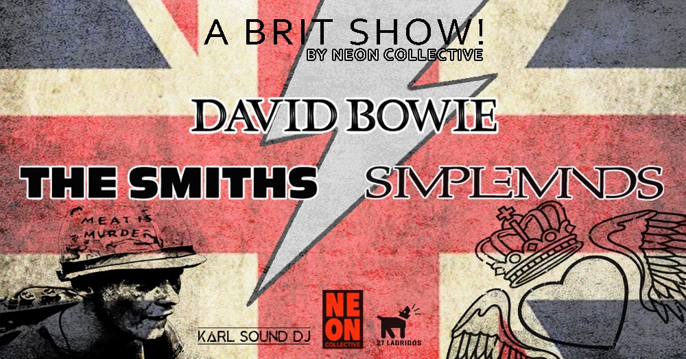 David Bowie, The Smiths & Simple Minds by Neon Collective en Sevilla