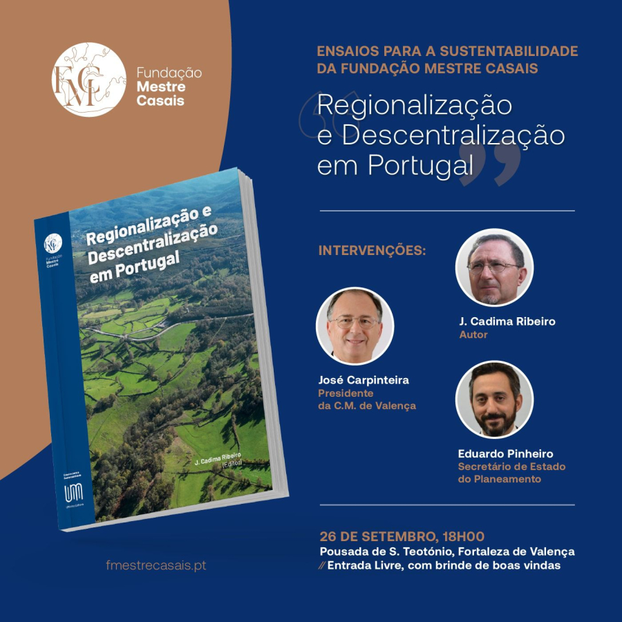 Apresentação do livro 'Regionalização e Descentralização em Portugal'