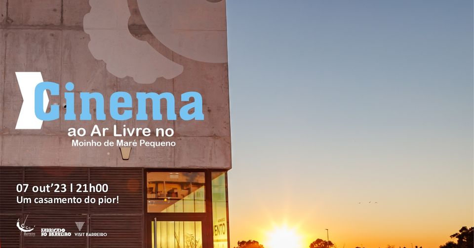 Cinema ao Ar Livre no Moinho de Maré  Pequeno 