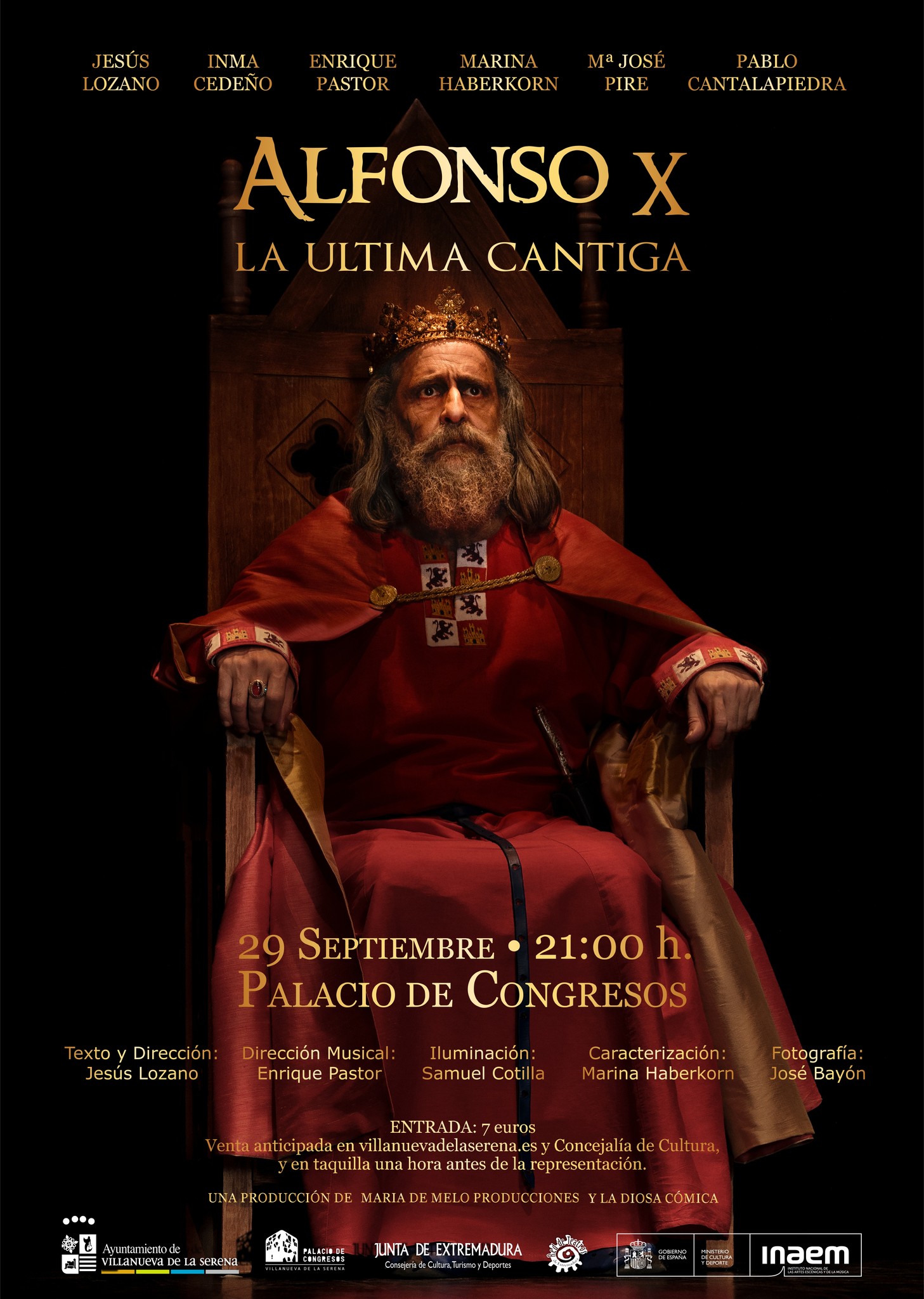 Teatro 'Alfonso X. La última Cantiga'  Una producción de María de Melo producciones y La Diosa Cómic