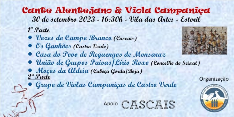 Concerto de Cante Alentejano e violas campaniças