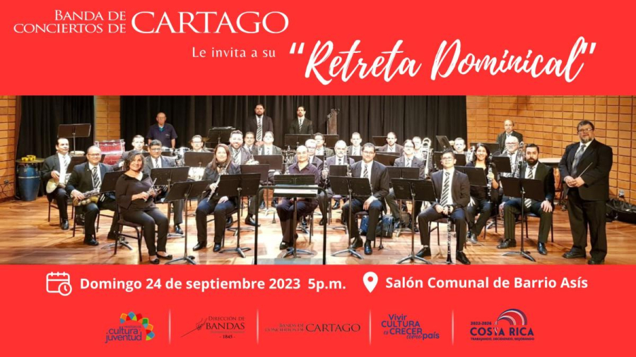 Concierto 'Retreta Dominical' | Banda de Conciertos de Cartago