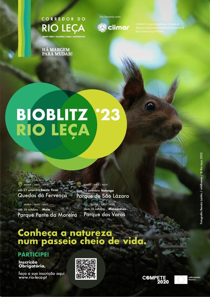 Vamos conhecer a biodiversidade do Rio Leça?