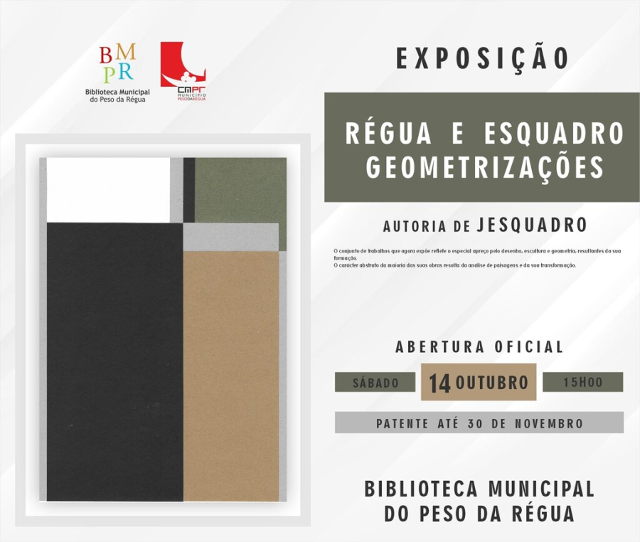 Exposição 'RÉGUA E ESQUADRO - GEOMETRIZAÇÕES'