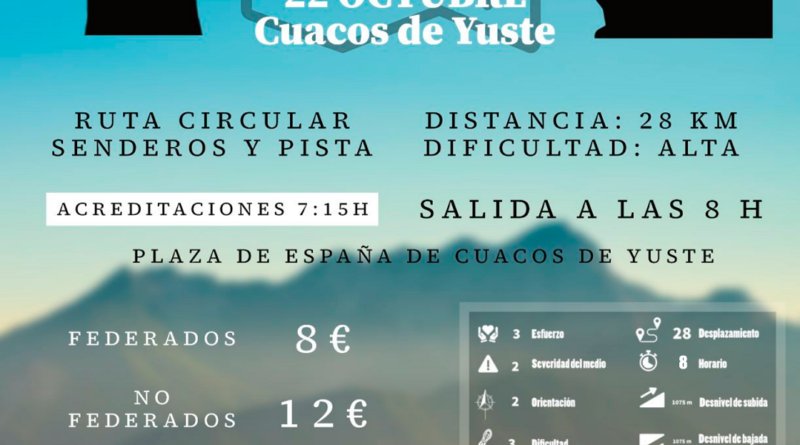 III Ruta senderista “de Viriato a Carlos V”