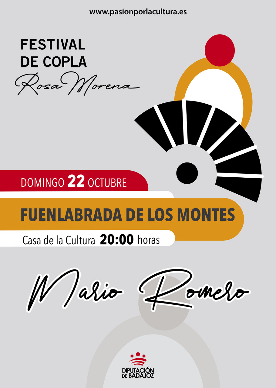 FESTIVAL DE COPLA 'ROSA MORENA' | Mario Romero