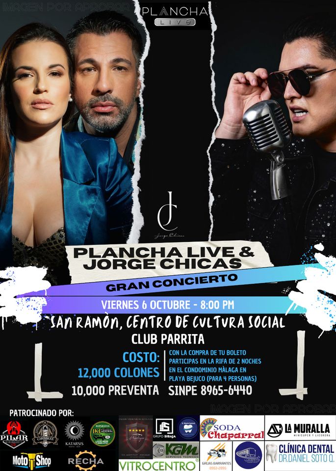 Plancha Live & Jorge Chicas en concierto.