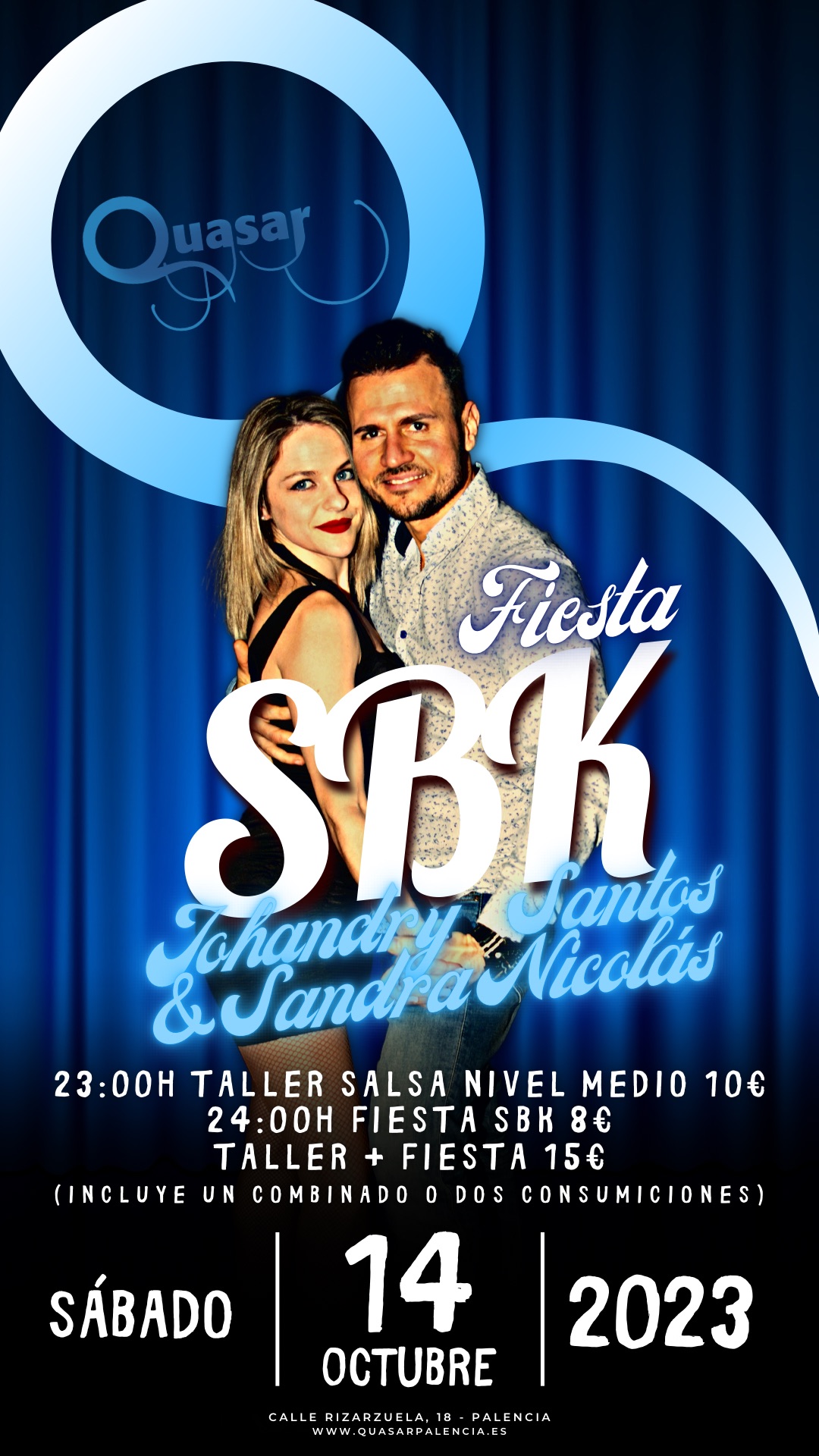 Taller-Fiesta SBK con Johandry Santos & Sandra Nicolás