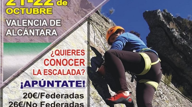 Actividad de fomento femenino a la escalada