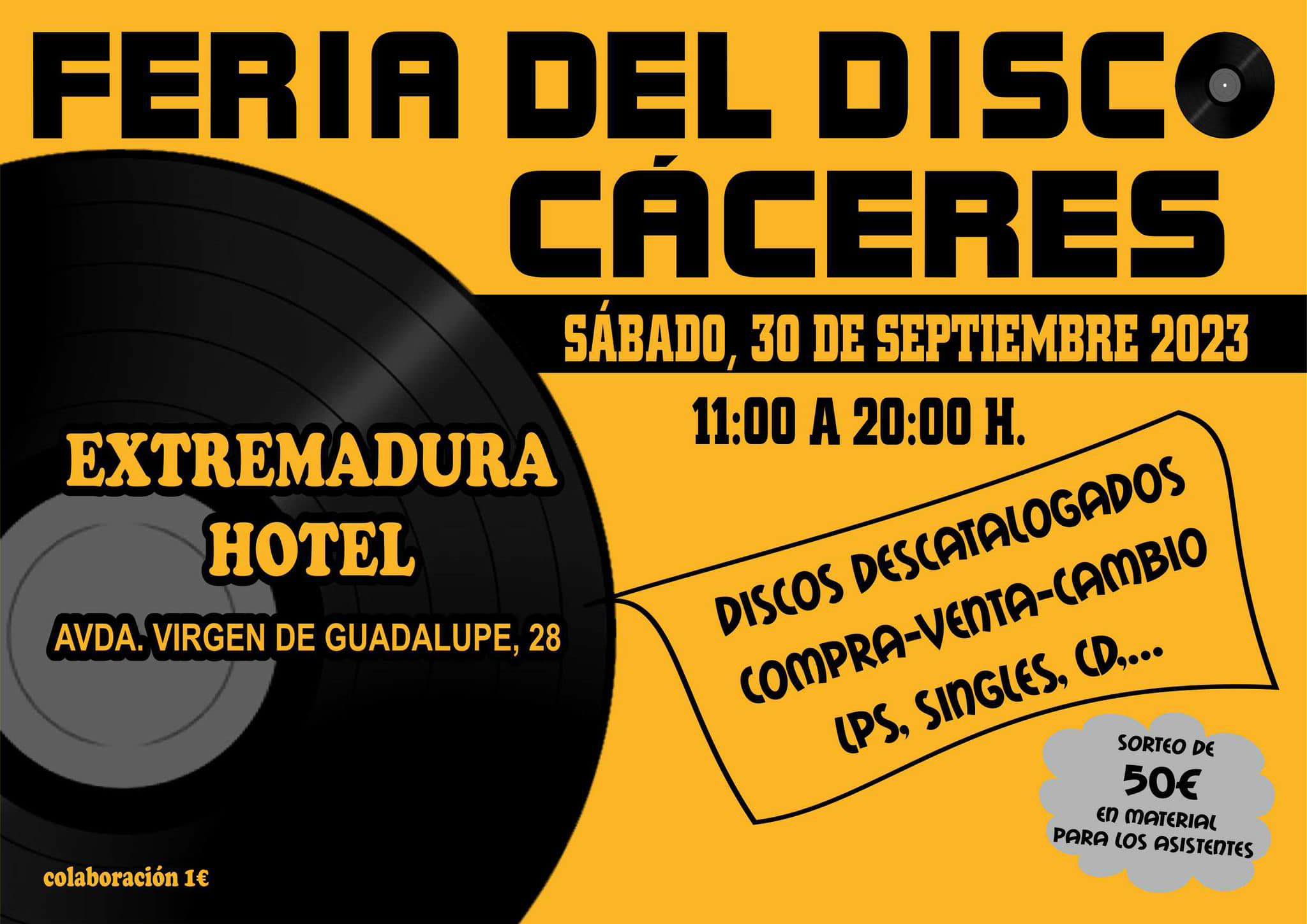 Feria de discos en Cáceres 
