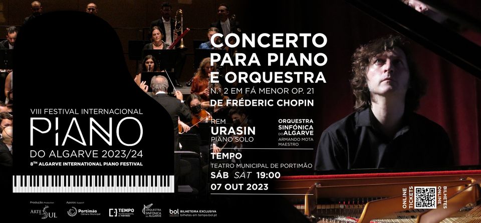 VIII Festival de Piano do Algarve: Rem Urasin c/ Orq. Sinfónica do Algarve