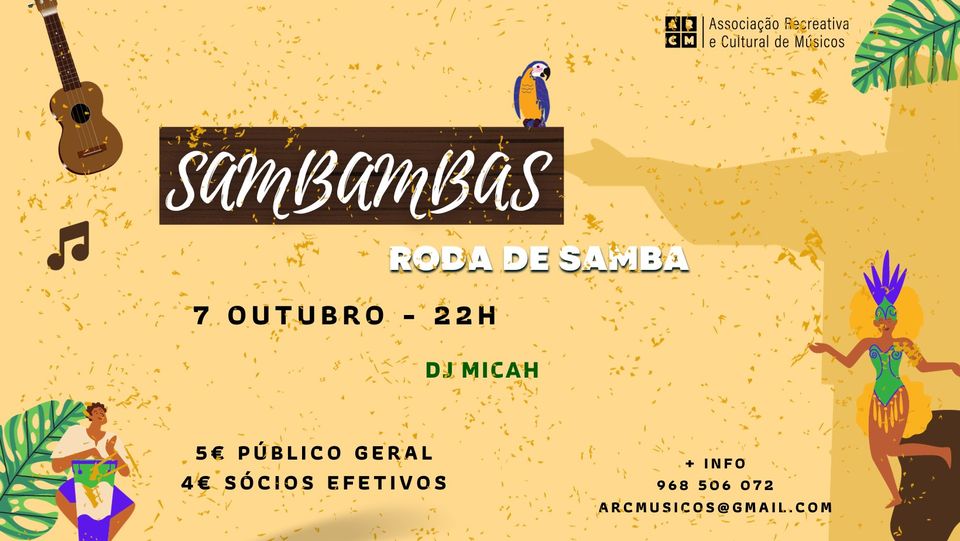 SAMBAMBAS | RODA DE SAMBA | ARCM