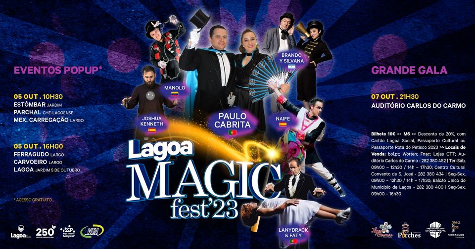 Lagoa Magic Fest’23 | Festival Internacional de Magia