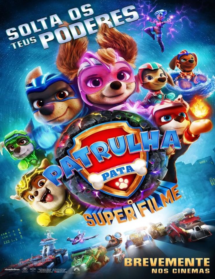 'Patrulha Pata: O Super Filme (Paw Patrol: The Mighty Movie' VP M/6