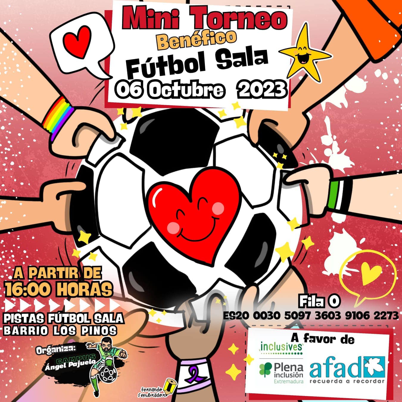 Mini Torneo benéfico Fútbol Sala. Organizado por el Campus Ángel Pajuelo