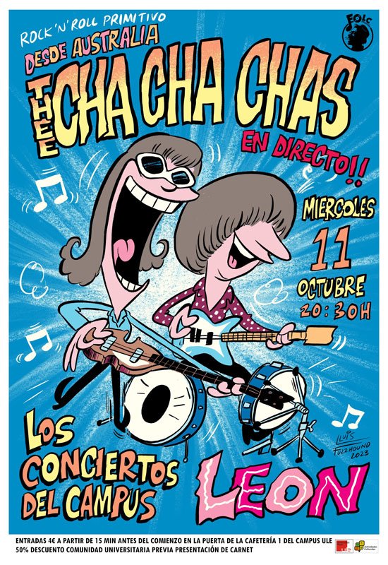 The cha cha chas. Rock primitivo desde Australia. El Alb itar VIRAL