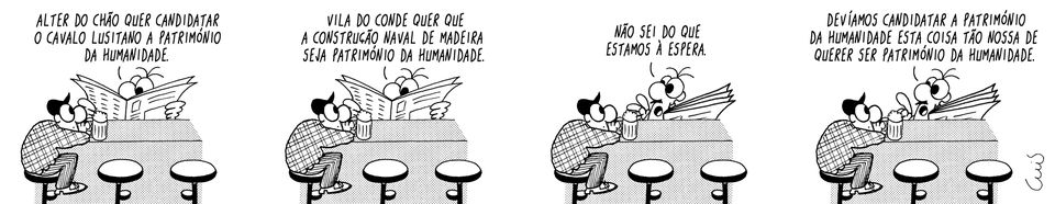 'Ora, Faço Gravuras…' | Exposição de Cartoons de Luís Afonso