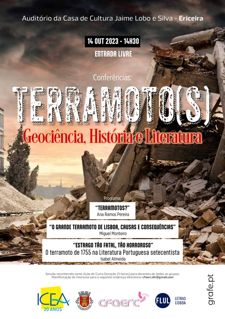 Conferência 'Terramoto(s): Geociência, História e Literatura'