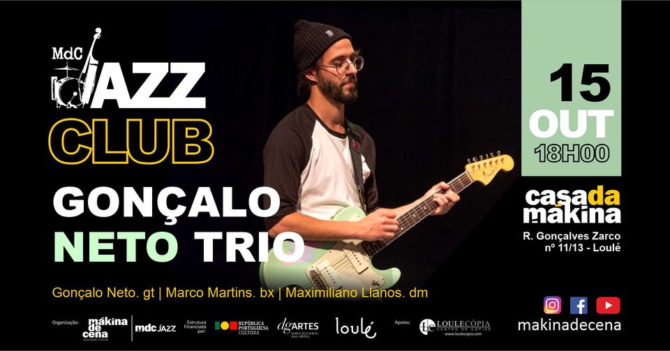 MdC Jazz Club | Gonçalo Neto Trio