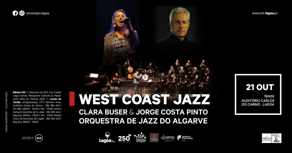 'West Coast Jazz' | Orquestra de Jazz do Algarve | Jorge Costa Pinto & Clara Buser