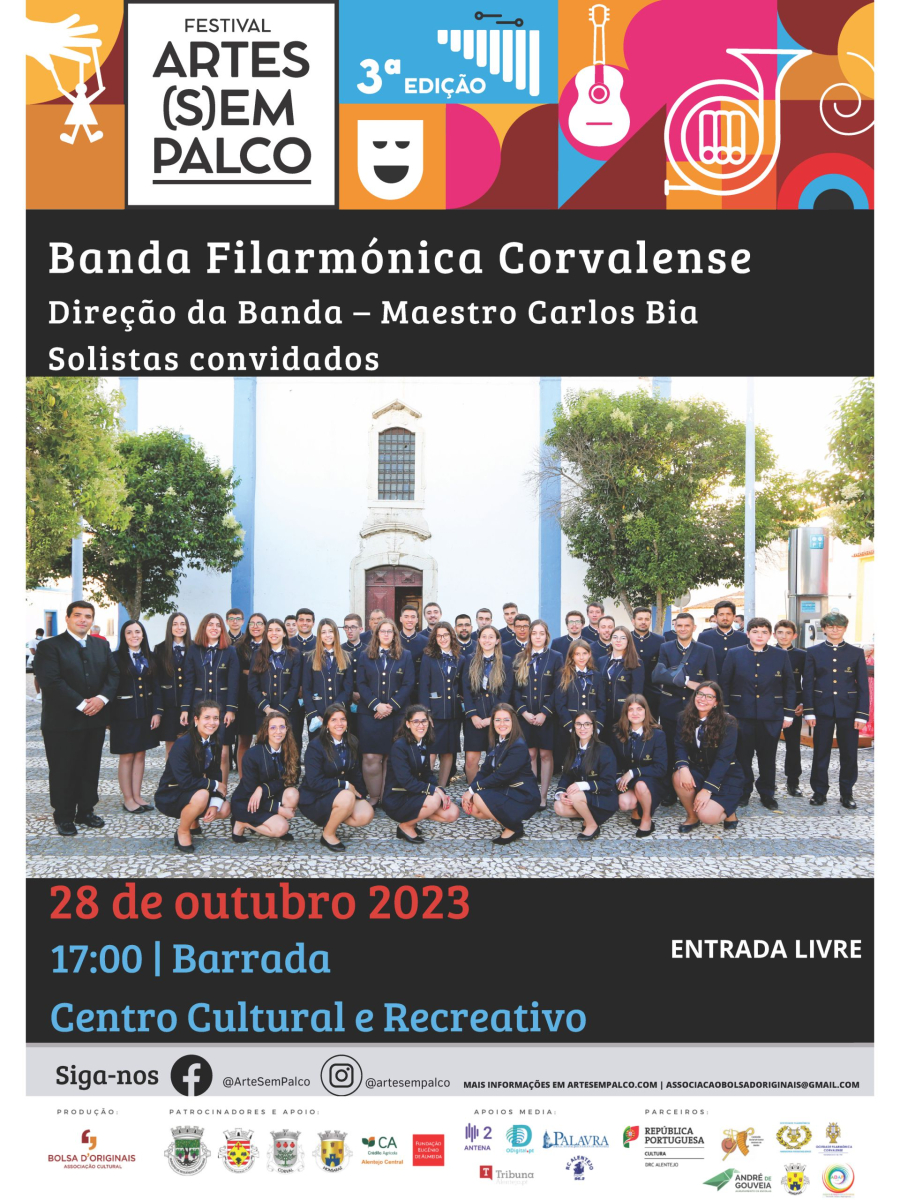 Banda Filarmónica Corvalense | Festival Artes (S)Em Palco