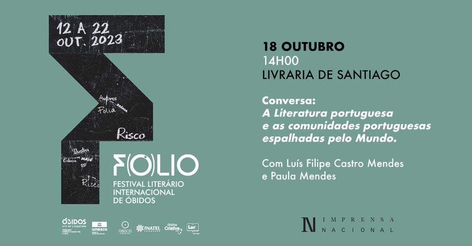 Conversa sobre “A Literatura portuguesa e as comunidades portuguesas espalhadas pelo Mundo”, em Óbit