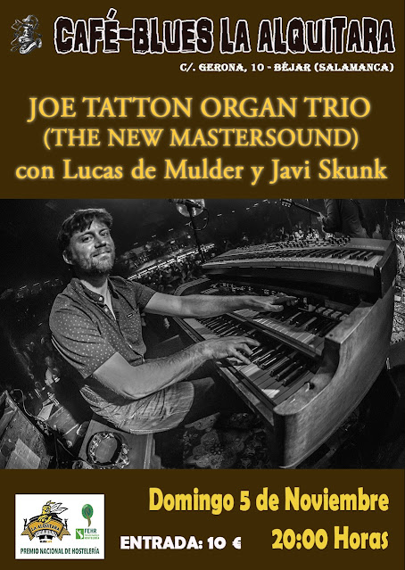 Joe Tatton Organ Trio con Lucas de Mulder y Javi Skunk