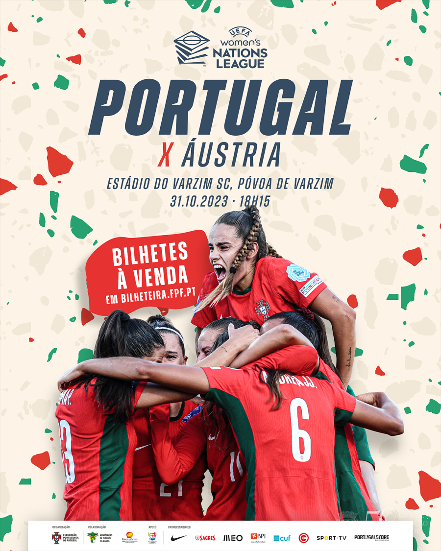Jogo da Seleção Feminina de Futebol: Portugal x Áustria